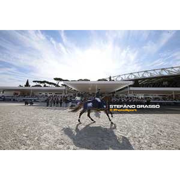 LGCT of Rome - Class 14 - Prize giving ceremony - Simon Delestre on Chesall Zimequest wins class 14 - Rome, Stadio dei Marmi - 24 September 2017 - ph.Stefano Grasso/LGCT