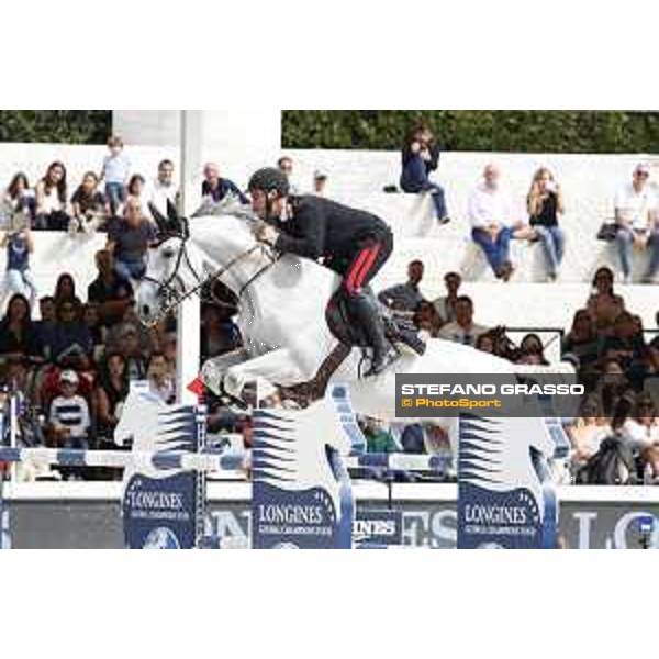 LGCT of Rome - Class 14 - Emanuele Gaudiano on Caspar 232 - Rome, Stadio dei Marmi - 24 September 2017 - ph.Stefano Grasso/LGCT
