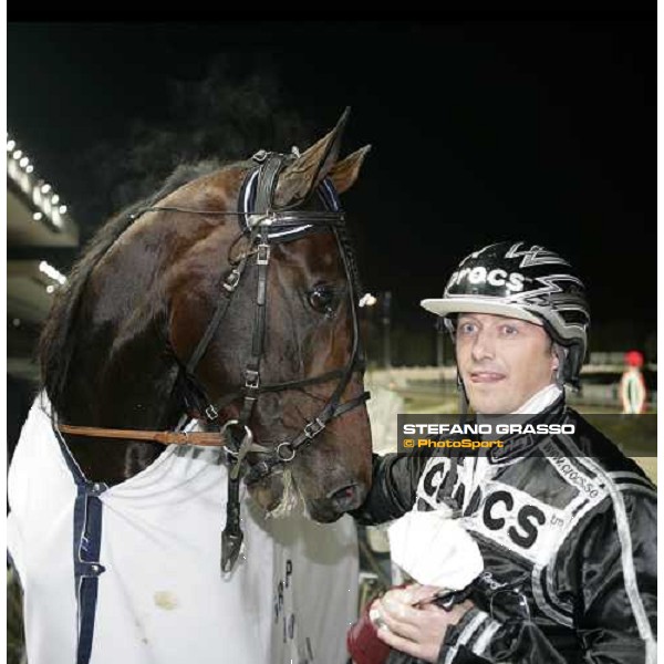 Robert Bergh with Adrian Chip winners of Gran Premio Paolo e Orsino Orsi Mangelli Milan, 1st nov. 2007 ph. Stefano Grasso