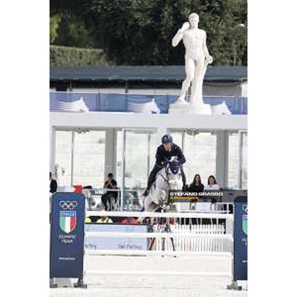 LGCT of Rome - Class 14 - Lorenzo de Luca on Limestone Grey - Rome, Stadio dei Marmi - 24 September 2017 - ph.Stefano Grasso/LGCT