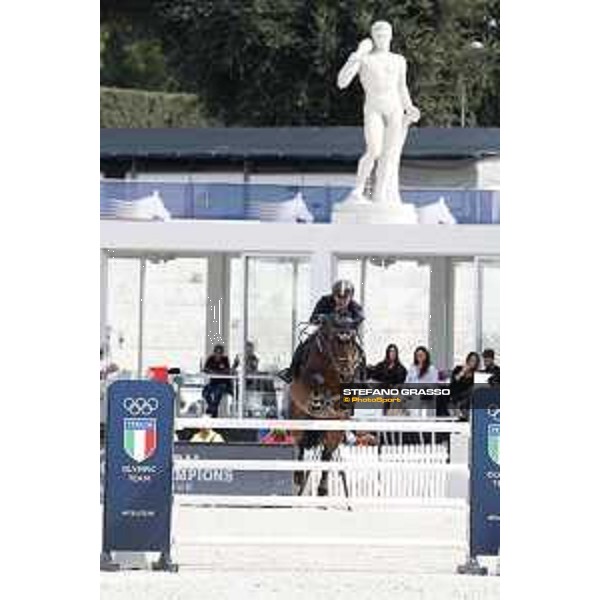 LGCT of Rome - Class 14 - Luigi Polesello on Farao van’t Vennehof - Rome, Stadio dei Marmi - 24 September 2017 - ph.Stefano Grasso/LGCT