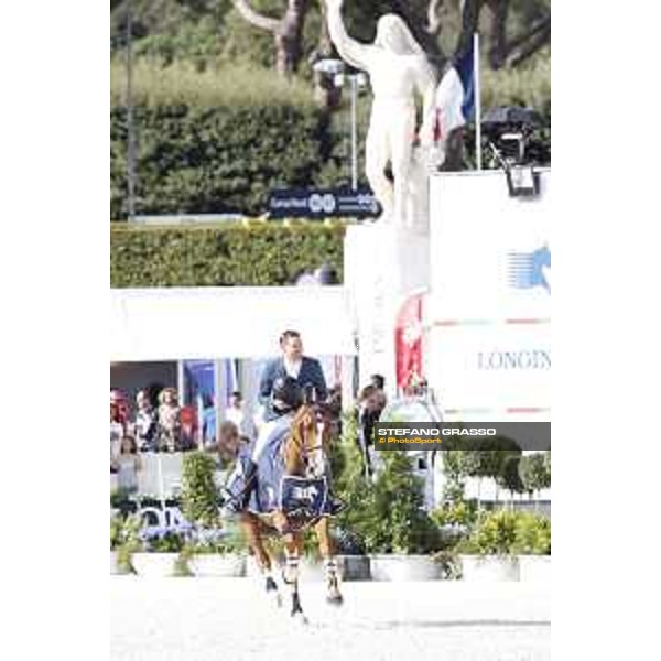 LGCT of Rome - Class 14 - Prize giving ceremony - Simon Delestre on Chesall Zimequest wins class 14 - Rome, Stadio dei Marmi - 24 September 2017 - ph.Stefano Grasso/LGCT
