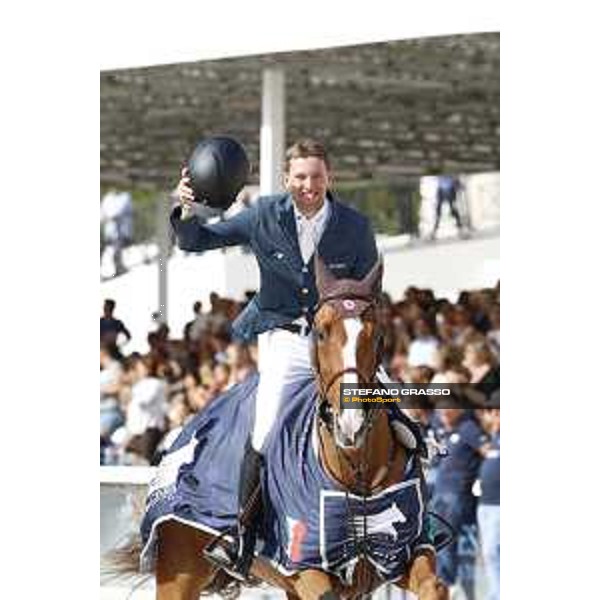 LGCT of Rome - Class 14 - Prize giving ceremony - Simon Delestre on Chesall Zimequest wins class 14 - Rome, Stadio dei Marmi - 24 September 2017 - ph.Stefano Grasso/LGCT