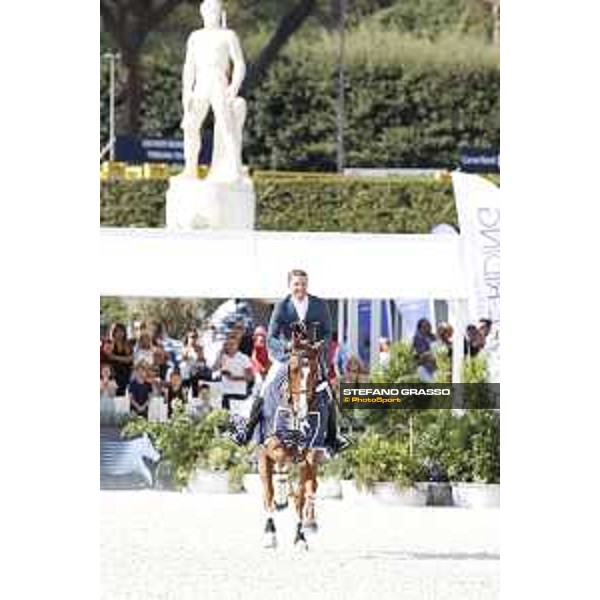 LGCT of Rome - Class 14 - Prize giving ceremony - Simon Delestre on Chesall Zimequest wins class 14 - Rome, Stadio dei Marmi - 24 September 2017 - ph.Stefano Grasso/LGCT