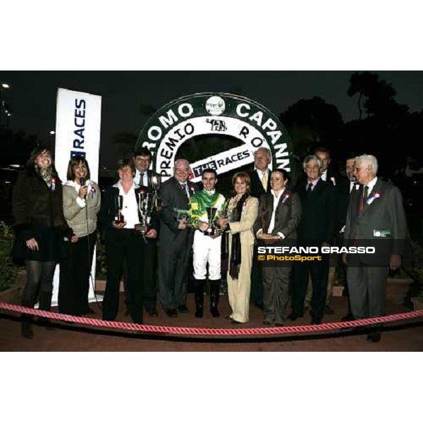 giving prize ceremony for Pressing connection winners of the Premio Roma At The Races Roma, 4th november 2007 ph. Stefano Grasso