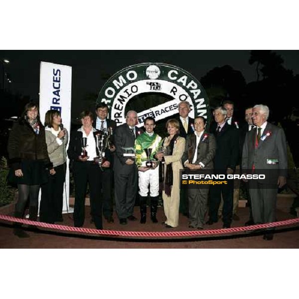 giving prize ceremony for Pressing connection winners of the Premio Roma At The Races Roma, 4th november 2007 ph. Stefano Grasso