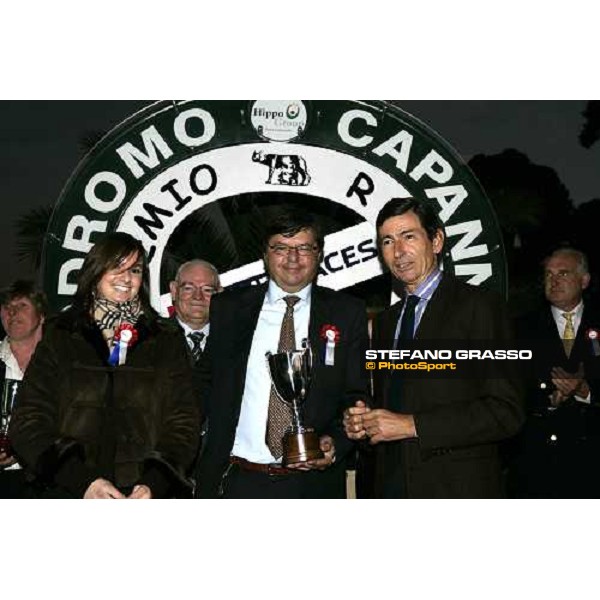 giving prize ceremony for Pressing connection winners of the Premio Roma At The Races Roma, 4th november 2007 ph. Stefano Grasso