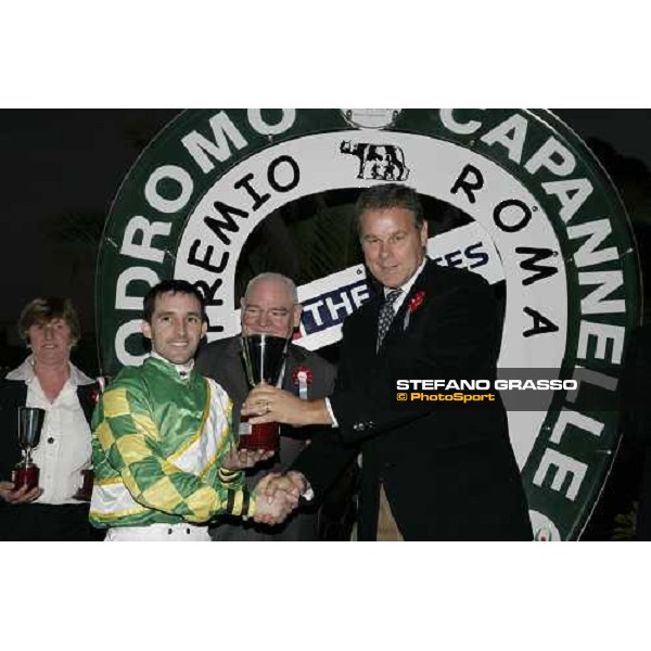 giving prize ceremony for Pressing connection winners of the Premio Roma At The Races Roma, 4th november 2007 ph. Stefano Grasso