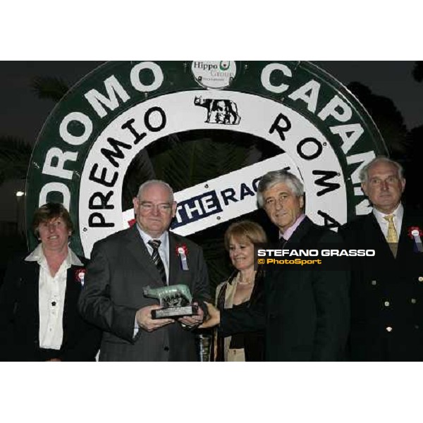 giving prize ceremony for Pressing connection winners of the Premio Roma At The Races Roma, 4th november 2007 ph. Stefano Grasso