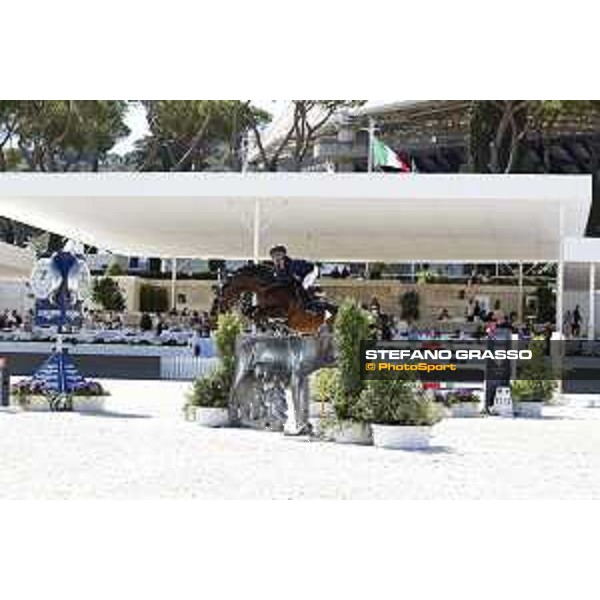 LGCT of Rome - Class 6 - Luigi Polesello on Farao van’t Vennehof - Rome, Stadio dei Marmi - 22 September 2017 - ph.Stefano Grasso/LGCT