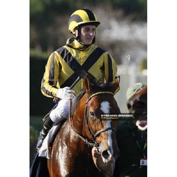 Germano Marcelli comes back on Dream Impact after winningthe Premio Carlo e Francesco Aloisi Roma, 4th november 2007 ph. Stefano Grasso