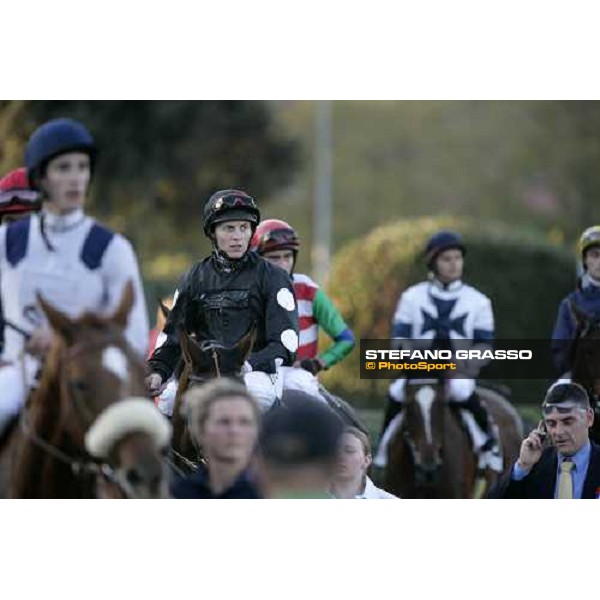 Eddy Ahern comes back on Les Fazzani after winning the Premio Giuseppe Valiani (ex Buontalenta) Roma, 4th november 2007 ph. Stefano Grasso