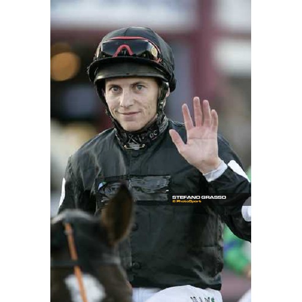 Eddy Ahern comes back on Les Fazzani after winning the Premio Giuseppe Valiani (ex Buontalenta) Roma, 4th november 2007 ph. Stefano Grasso