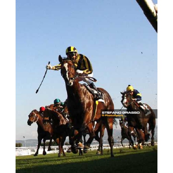 Germano Marcelli on Dream Impact wins the Premio Carlo e Francesco Aloisi Rome, 4th nov. 2007 ph. Stefano Grasso