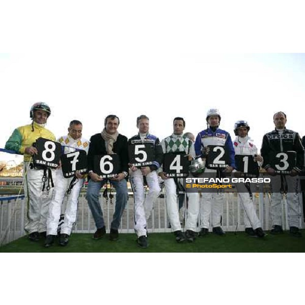 the drivers of the final of Gran Premio Paolo and Orsino Orsi Mangelli Milan, 1st nov. 2007 ph. Stefano Grasso
