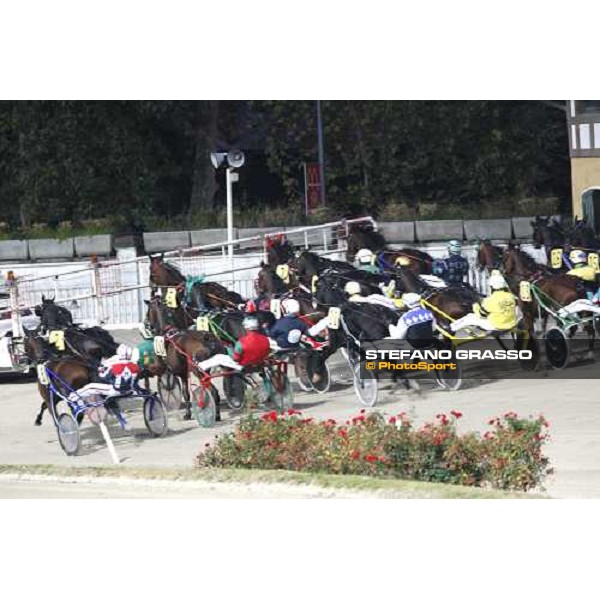 the start of the Gran Premio Orsi Mangelli Filly Milan, 1st nov. 2007 ph. Stefano Grasso