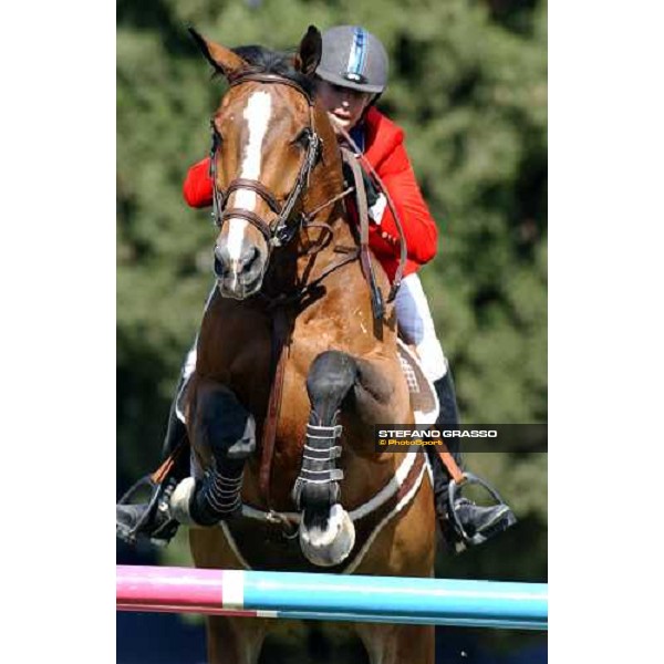 Judy Garofalo on Oliver Rome Piazza di Siena 28th may 2004 ph.Stefano Grasso