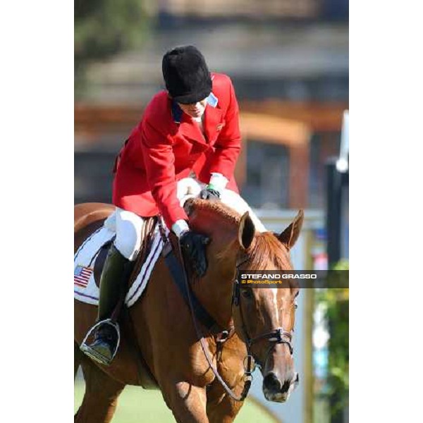 Laura Krauth on Anthem Rome Piazza di Siena 28th may 2004 ph.Stefano Grasso