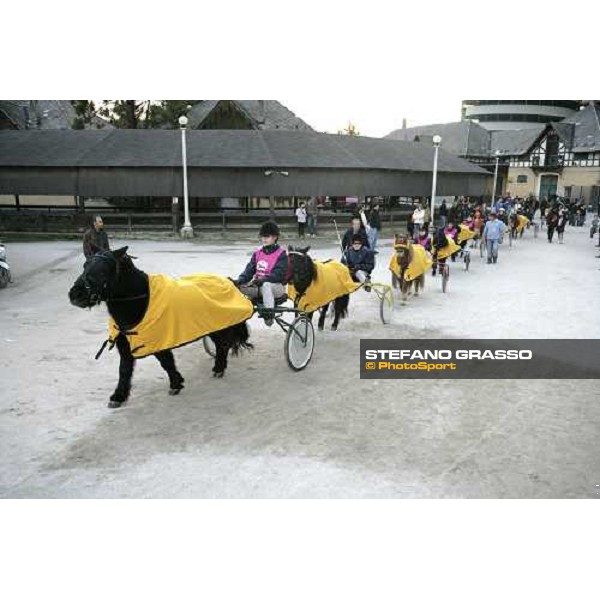 pony races at San Siro racetrack Milan, 1st november 2007 ph. Stefano Grasso