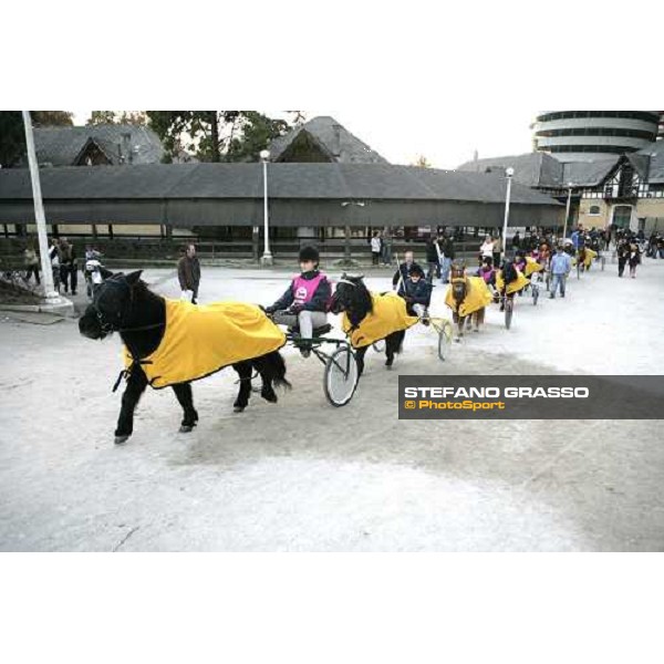 pony races at San Siro racetrack Milan, 1st november 2007 ph. Stefano Grasso