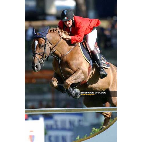 Emanuele Fiorelli on W.U. Equinox du Morin Rome Piazza di Siena 28th may 2004 ph.Stefano Grasso