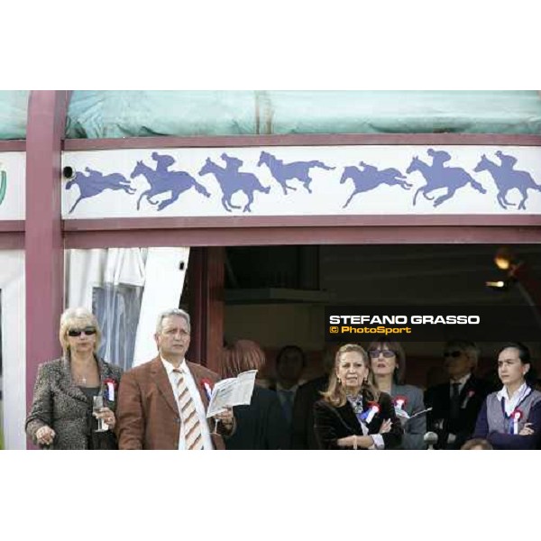 owners and guests at Capannelle racetrack Rome, 4th nov. 2007 ph. Stefano Grasso