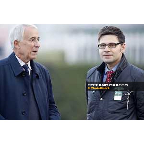 Giuliano Pisapia and Enrico Landoni Milano - San Siro racecourse 22nd octiber 2017 - ph.Stefano Grasso