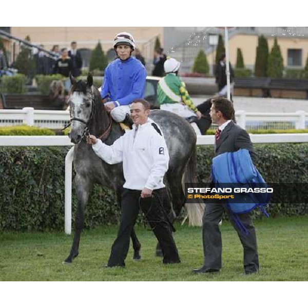 Eddy Ahern on Cherry Mix before the Premio Roma At The Races Rome, 4th nov. 2007 ph. Stefano Grasso