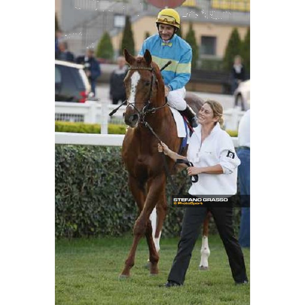 Stefano Landi on Speciano before the Premio Roma At The Races Rome, 4th nov. 2007 ph. Stefano Grasso