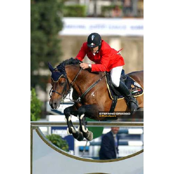 Roberto Arioldi on Loro Piana Lemato Rome Piazza di Siena 28th may 2004 ph.Stefano Grasso