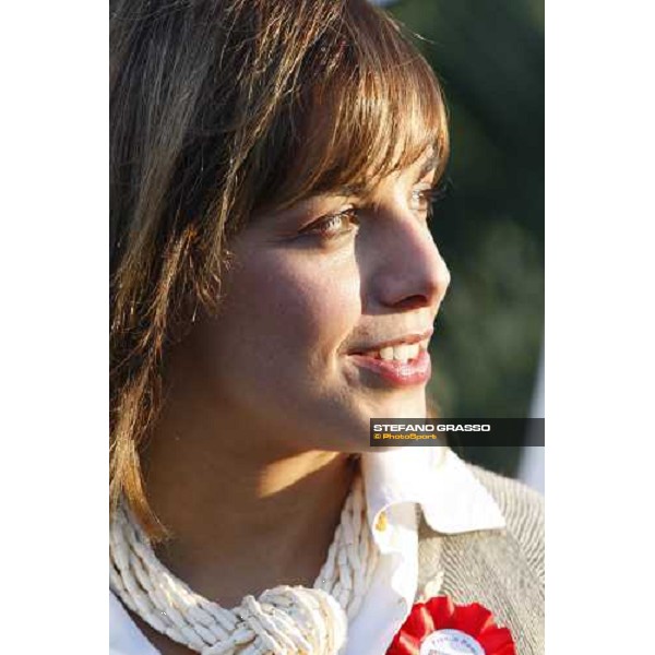Francesca Barberini at Capannelle racetrack Rome, 4th nov. 2007 ph. Stefano Grasso