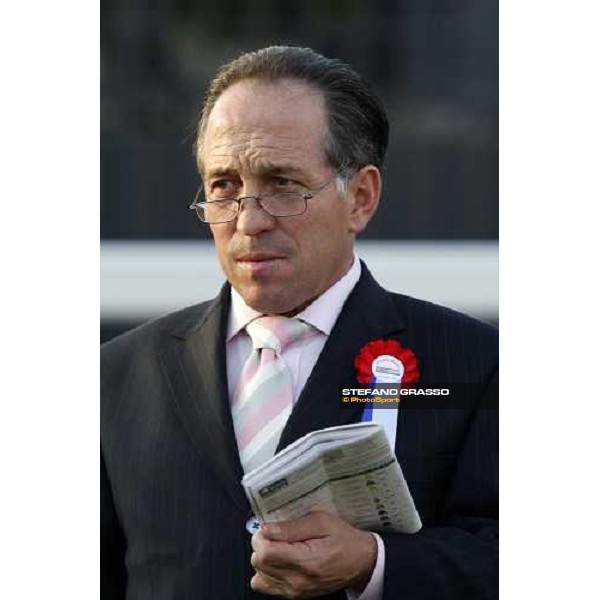 trainer Mario Hofer at Capannelle racetrack Rome, 4th nov. 2007 ph. Stefano Grasso