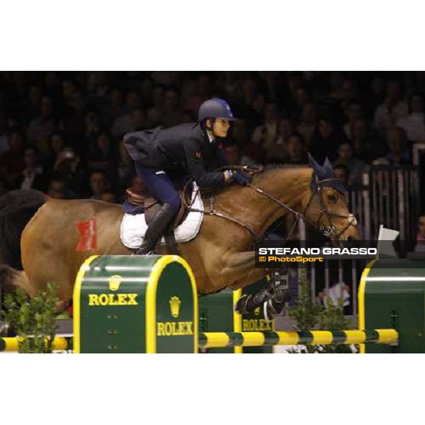 Giulia MArtinengo MArquet on Athletica 9th in the Rolex Fei World Cup Jumping Prix. 8 Verona, 11th nov. 2007 ph. Stefano Grasso
