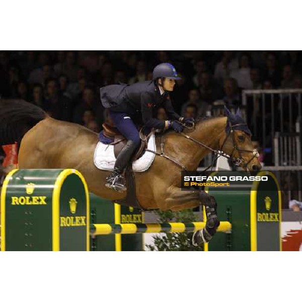Giulia MArtinengo MArquet on Athletica 9th in the Rolex Fei World Cup Jumping Prix. 8 Verona, 11th nov. 2007 ph. Stefano Grasso