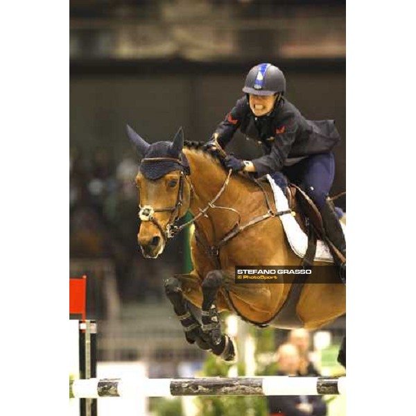 Giulia MArtinengo MArquet on Athletica 9th in the Rolex Fei World Cup Jumping Prix. 8 Verona, 11th nov. 2007 ph. Stefano Grasso