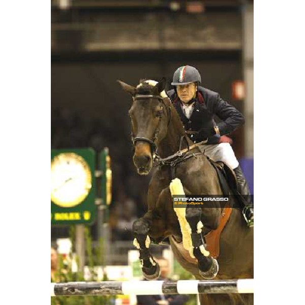 Arnaldo Bologni on Kec Destiny 7th in the Rolex Fei World Cup Jumping Prix. 8 Verona, 11th nov. 2007 ph. Stefano Grasso