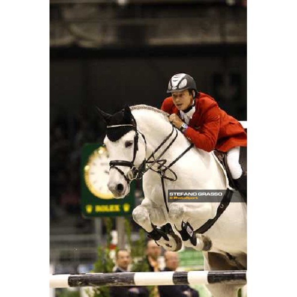 Marco Kutscher on Cornet Obolensky 2nd in the Rolex Fei World Cup Jumping Prix. 8 Verona, 11th nov. 2007 ph. Stefano Grasso
