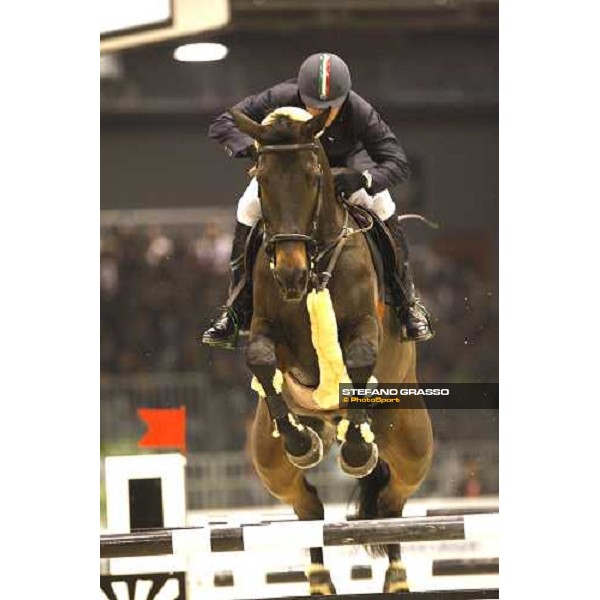 Arnaldo Bologni on Kec Destiny 7th in the Rolex Fei World Cup Jumping Prix. 8 Verona, 11th nov. 2007 ph. Stefano Grasso