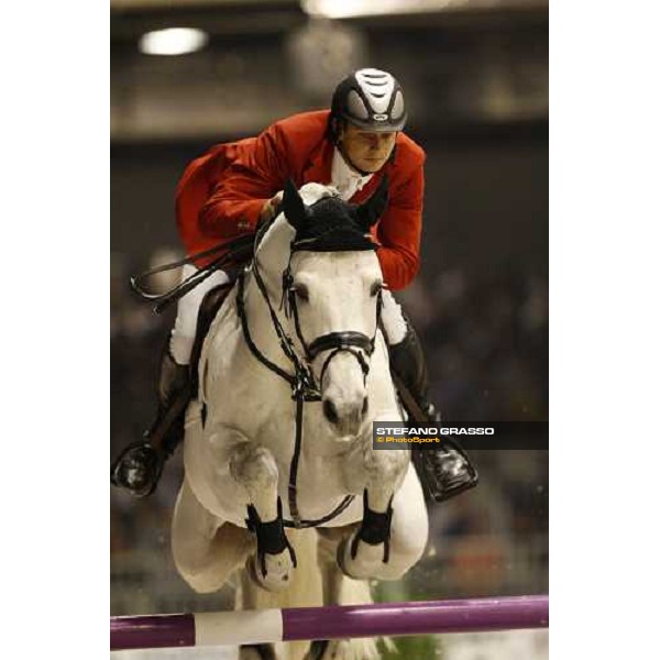 Marco Kutscher on Cornet Obolensky 2nd in the Rolex Fei World Cup Jumping Prix. 8 Verona, 11th nov. 2007 ph. Stefano Grasso
