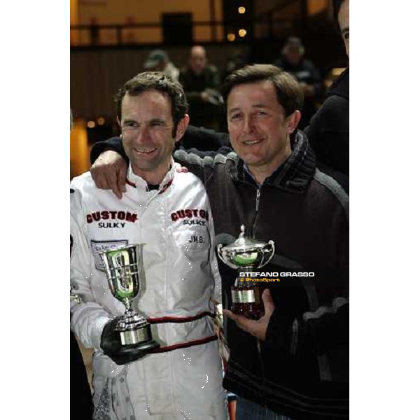 11/11/2007 Gran Premio Delle Nazioni. OISEAU DE FEUX, Jean Michel guidatore, Fabrice Souloy allenatore.