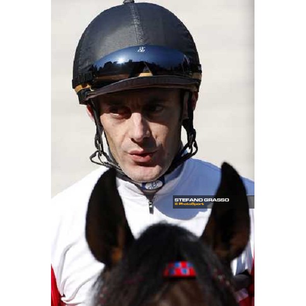 Olivier Peslier before a race at Fuchu racecourse Tokyo-Fuchu, 24th nov. 2007 ph. Stefano Grasso