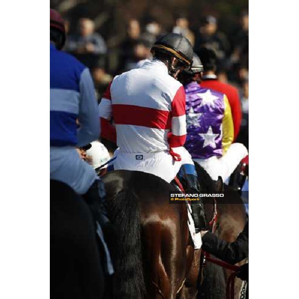 Olivier Peslier parading before a race at Fuchu racecourse Tokyo-Fuchu, 24th nov. 2007 ph. Stefano Grasso