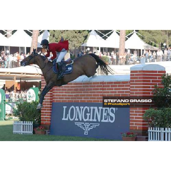Emilio Bicocchi on Disco d\'Or - 1st ex equo (4 penalties) Power competition Rome, Piazza di Siena 29th may 2004 ph. Stefano Grasso