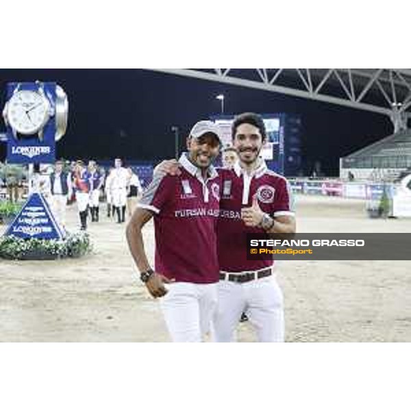 LGCT of Doha - Course walking - Khalid Al Emadi and Bassem Hassan Mohammed - DOHA - Al Shaqab,9th nov. 2017 - ph.Stefano Grasso/LGCT