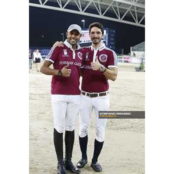 LGCT of Doha - Course walking - Khalid Al Emadi and Bassem Hassan Mohammed - DOHA - Al Shaqab,9th nov. 2017 - ph.Stefano Grasso/LGCT