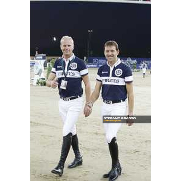 LGCT of Doha - Course walking - Jerome Guery and Simon Delestre - DOHA - Al Shaqab,9th nov. 2017 - ph.Stefano Grasso/LGCT