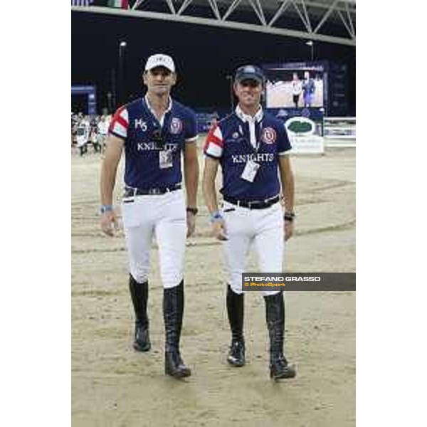 LGCT of Doha - Course walking - Eduardo Menezes and Ben Maher - DOHA - Al Shaqab,9th nov. 2017 - ph.Stefano Grasso/LGCT
