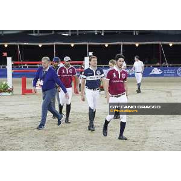 LGCT of Doha - Course walking - Khalid Al Emadi, Bassem Hassan Mohammed and Simon Delestre - DOHA - Al Shaqab,9th nov. 2017 - ph.Stefano Grasso/LGCT