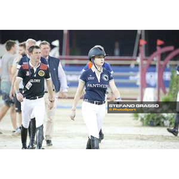 LGCT of Doha - Course walking - Lillie Keenan and Scott Brash - DOHA - Al Shaqab,9th nov. 2017 - ph.Stefano Grasso/LGCT