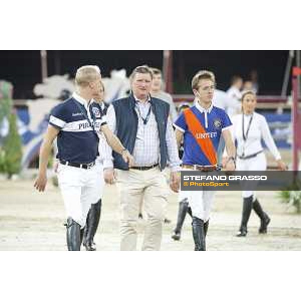 LGCT of Doha - Course walking - Jerome Guery, Jan Tops and Bertram Allen - DOHA - Al Shaqab,9th nov. 2017 - ph.Stefano Grasso/LGCT